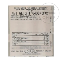 Hime Ingredients Brands|Japanese Ingredients^Green Tea Noodle, 640g