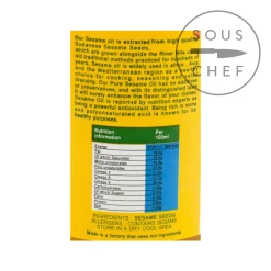 Greenfields Ingredients Brands|Middle Eastern Ingredients^Pure Sesame Oil, 425ml