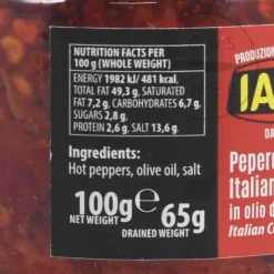 Iasa Ingredients Brands|Vegetables^Ground Chillies in Olive Oil, 100g