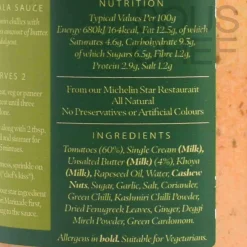 Gymkhana Indian Ingredients|Sauces & Condiments^Butter Masala Cooking Sauce, 300ml