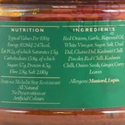 Gymkhana Ingredients Brands|Indian Ingredients^Tandoori Onion Chutney, 220ml