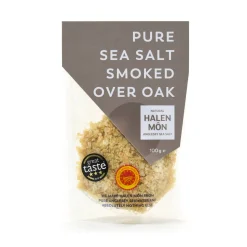 Halen Môn Ingredients Brands|Made In The Uk^Halen Mon Oak Smoked Sea Salt, 100g