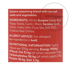 Halen Môn Made In The Uk|American Ingredients^Halen Mon Popeth Seasoning (Everything Bagel!), 100g