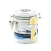 Halen Môn Made In The Uk|Herbs & Spices^Halen Mon Pure Sea Salt in Watercolour Ceramic Jar, 100g