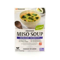 Hanamaruki Ingredients Brands|Japanese Ingredients^Vegan Instant Miso Soup Wakame, 3 pack