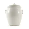 Sauerkraut Pots Pickling, Preserving & Fermenting Jars^Handmade Stoneware Fermenting Crock in White 4.5 litre