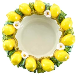 Tuscan Handmade Tableware Brands|Italian Ingredients^Handmade Tuscan Lemon Bowl, 35cm