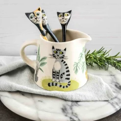Hannah Turner Jugs & Bottles|Tableware Brands^Cat Milk Jug, 280ml