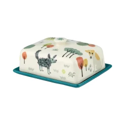 Hannah Turner Tableware Brands^Dog Butter Dish, 14.5x6.5cm