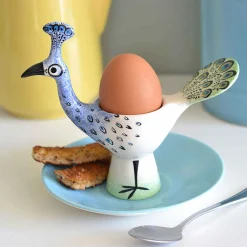 Hannah Turner Tableware Brands^Peacock Egg Cup, 14cm