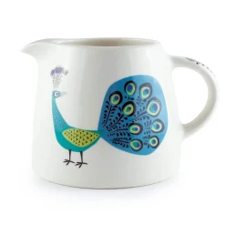 Hannah Turner Jugs & Bottles|Tableware Brands^Peacock Milk Jug, 280ml