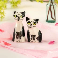 Hannah Turner Table Setting|Kitchen Tools & Utensils^Set of 2 Cat Salt & Pepper Shakers, 9.5cm