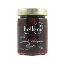 Hellenic Sun Ingredients Brands|Greek Ingredients^Smoked Pitted Kalamata Olives, 330g