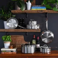 Hestan Pots & Pans^ProBond Stainless Steel 6 Piece Cookware Set