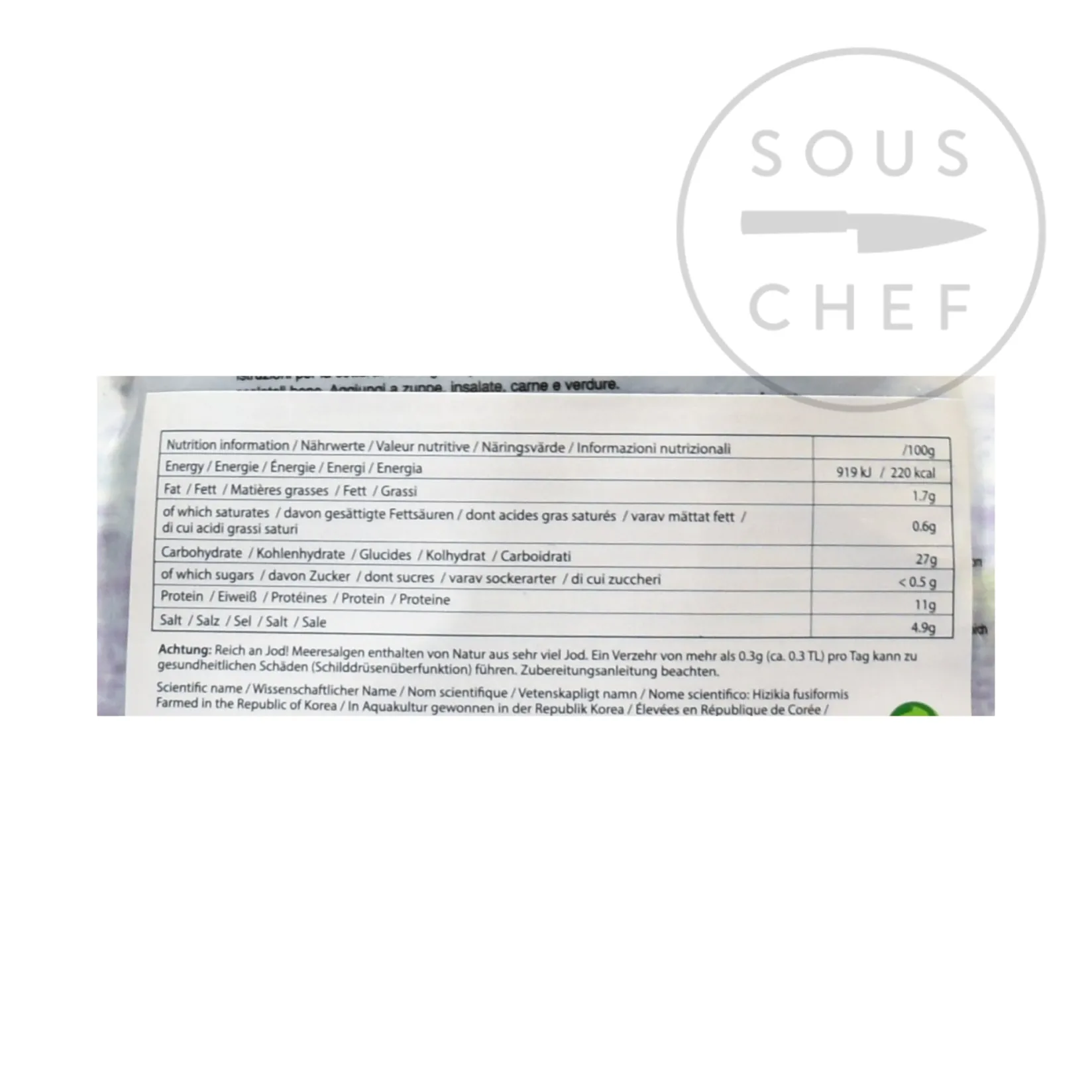 Welpac Japanese Ingredients|Vegetables^Hijiki Seaweed, 57g