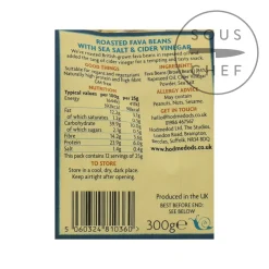 Hodmedod's Made In The Uk|Snacks^Salt & Vinegar Roasted Fava Beans, 300g
