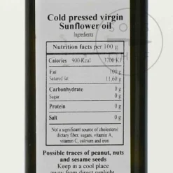 Huilerie Beaujolaise Ingredients Brands|Oil, Vinegar & Dressings^Organic Sunflower Oil, Cold Pressed, 250ml