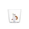 Ichendorf Milano Table Setting|Drinking Glasses^Brown Tail Sitting Cat Tumbler, 300ml