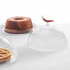 Ichendorf Milano Tableware Brands^Chilli Pepper Cheese Plate with Cloche, 20cm