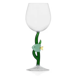Ichendorf Milano Tableware Brands|Table Setting^Green Fish and Seaweed Wine Glass, 350ml