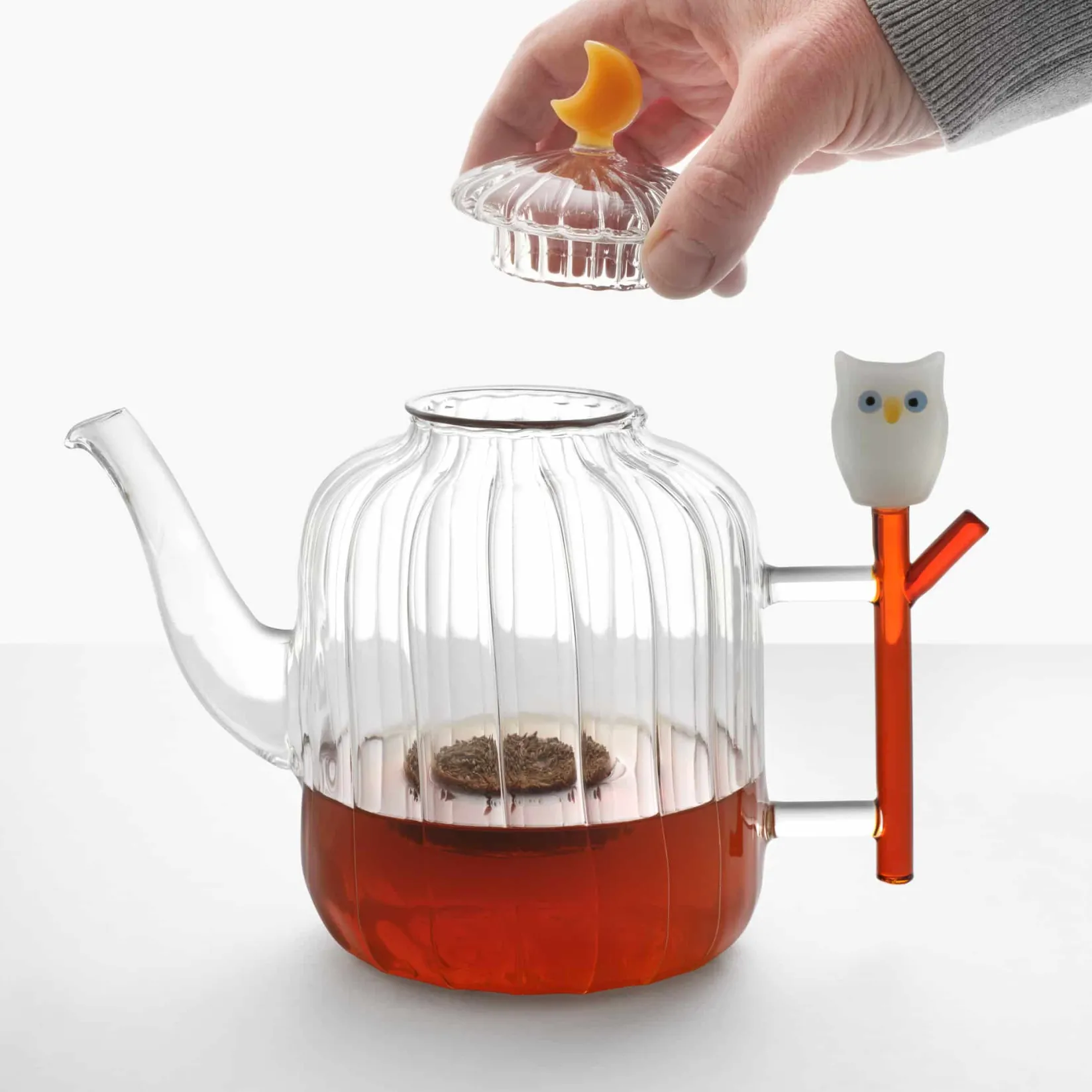 Ichendorf Milano Tableware Brands^Optic Owl & Moon Teapot, 1 Litre