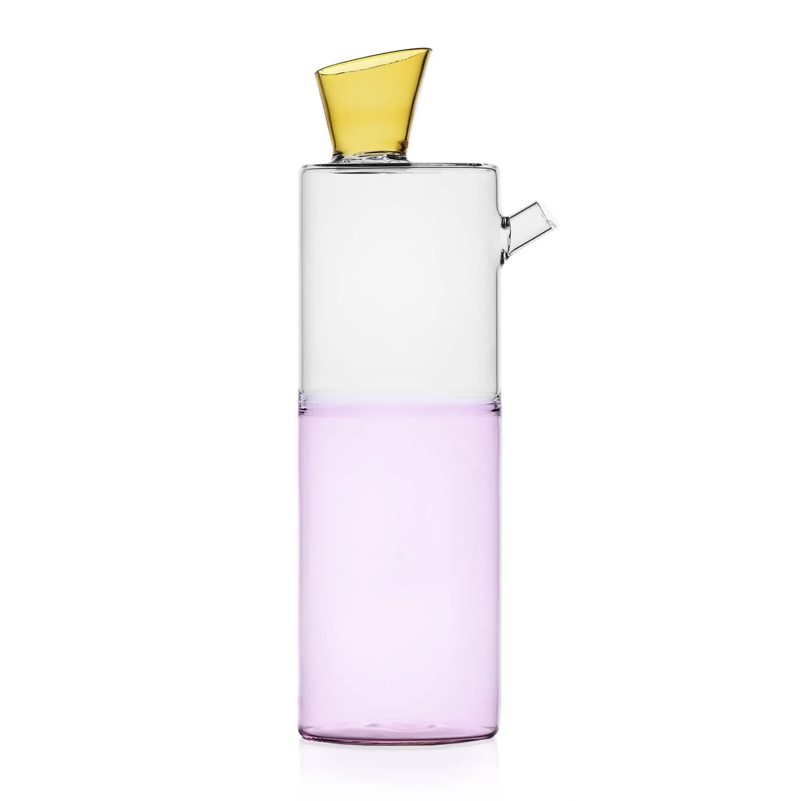 Ichendorf Milano Tableware Brands^Pink & Amber Bottle, 1 Litre