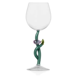 Ichendorf Milano Tableware Brands|Drinking Glasses^Pink Fish and Seaweed Wine Glass, 350ml