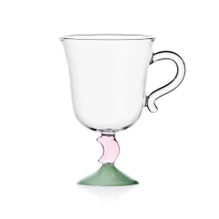 Ichendorf Milano Tableware Brands^Pink Mug with Moon, 12.5cm