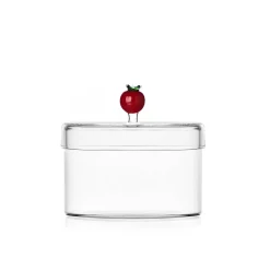 Ichendorf Milano Tableware Brands^Tomato Snack Jar with Lid, 12cm