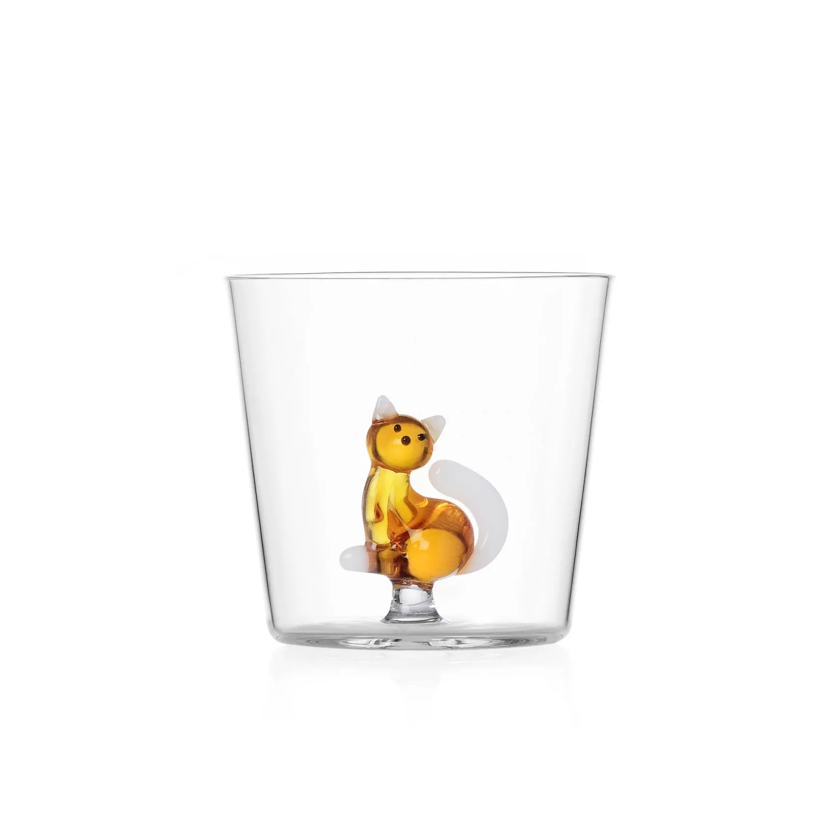 Ichendorf Milano Table Setting|Drinking Glasses^White Tail Sitting Cat Tumbler, 300ml