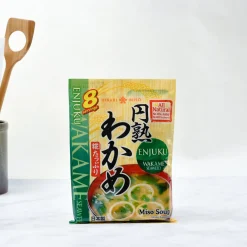 Hikari Japanese Ingredients|Stock & Bouillon^Instant Miso Soup With Wakame, 8 x 22g servings
