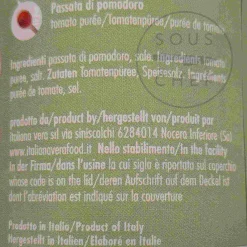 Italianavera Ingredients Brands|Vegetables^Tomato Passata in Botanical Tin, 400g