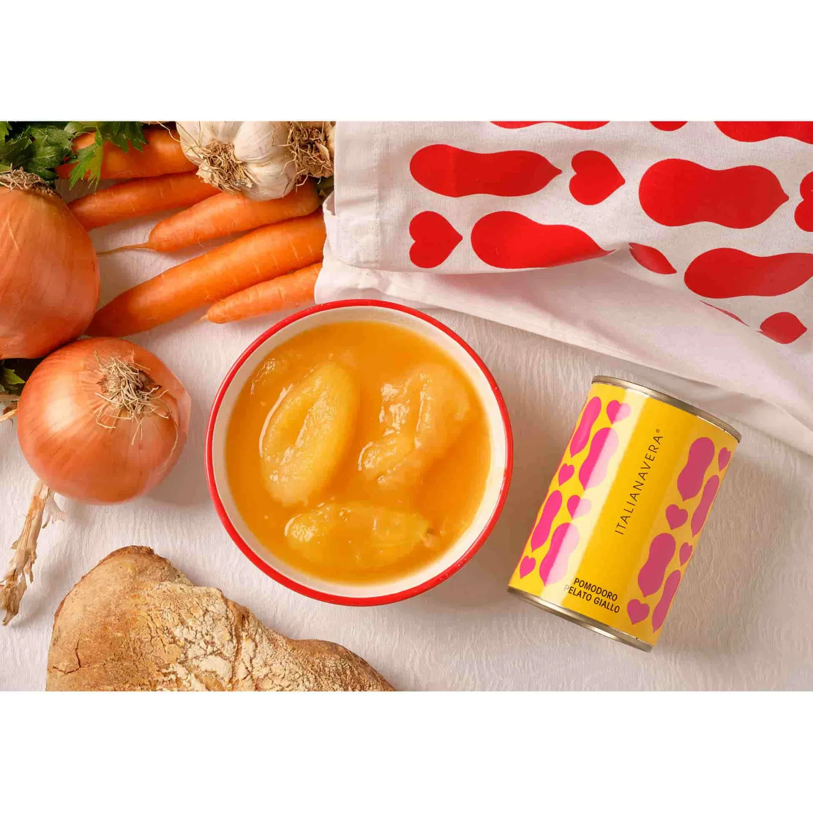 Italianavera Italian Ingredients|Vegetables^Yellow Peeled Tomatoes, 400g