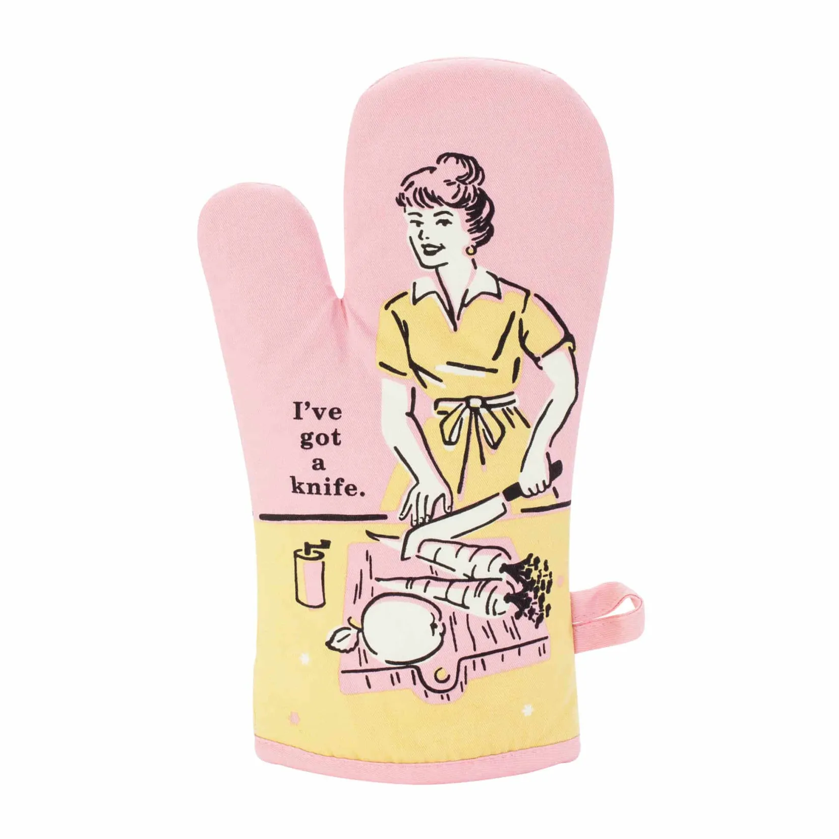 Blue Q Kitchen Textiles & Clothing^I've Got a Knife Double Sided Oven Mitt