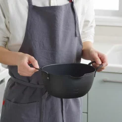 Aikata Japanese Ingredients|Pots & Pans^Japanese Iron Tempura Deep Frying Pot, 22cm