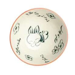Emro Aziatica Japanese Ingredients|Crockery & Dinnerware^Japanese Kawaii Red Rabbit Rice Bowl, 14cm