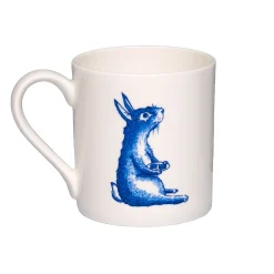 Jimbob Art Tableware Brands|Crockery & Dinnerware^Blue Rabbit with Macaroons Mug, 300ml