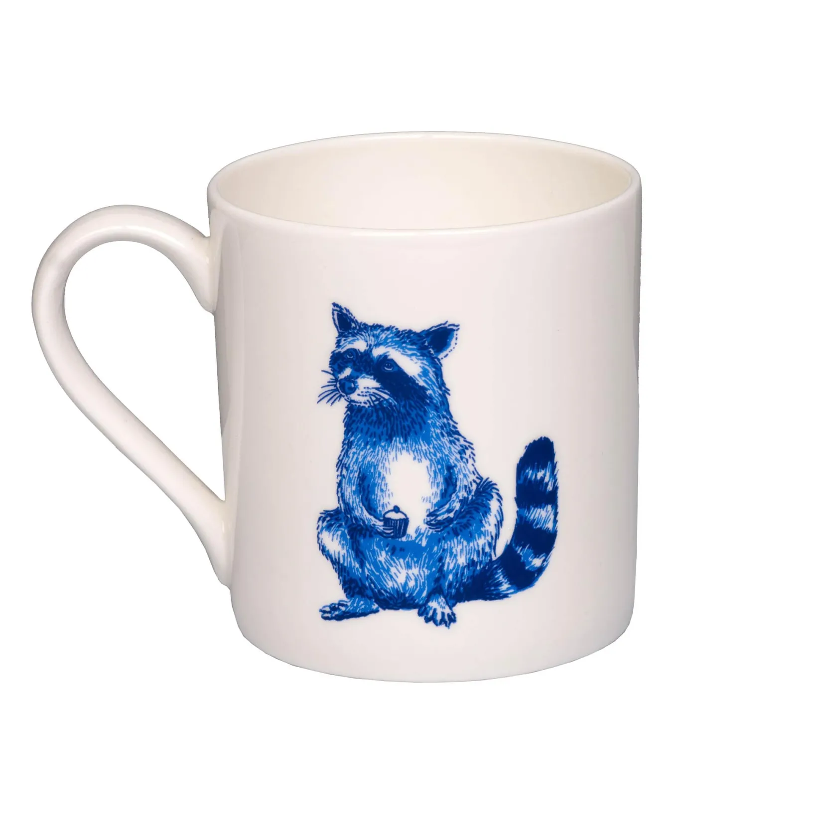 Jimbob Art Crockery & Dinnerware|Tableware Brands^Blue Raccoon with Cupcakes Mug, 300ml