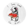 Jimbob Art Tableware Brands|Plates^I Love Toast The Most Side Plate, 20cm