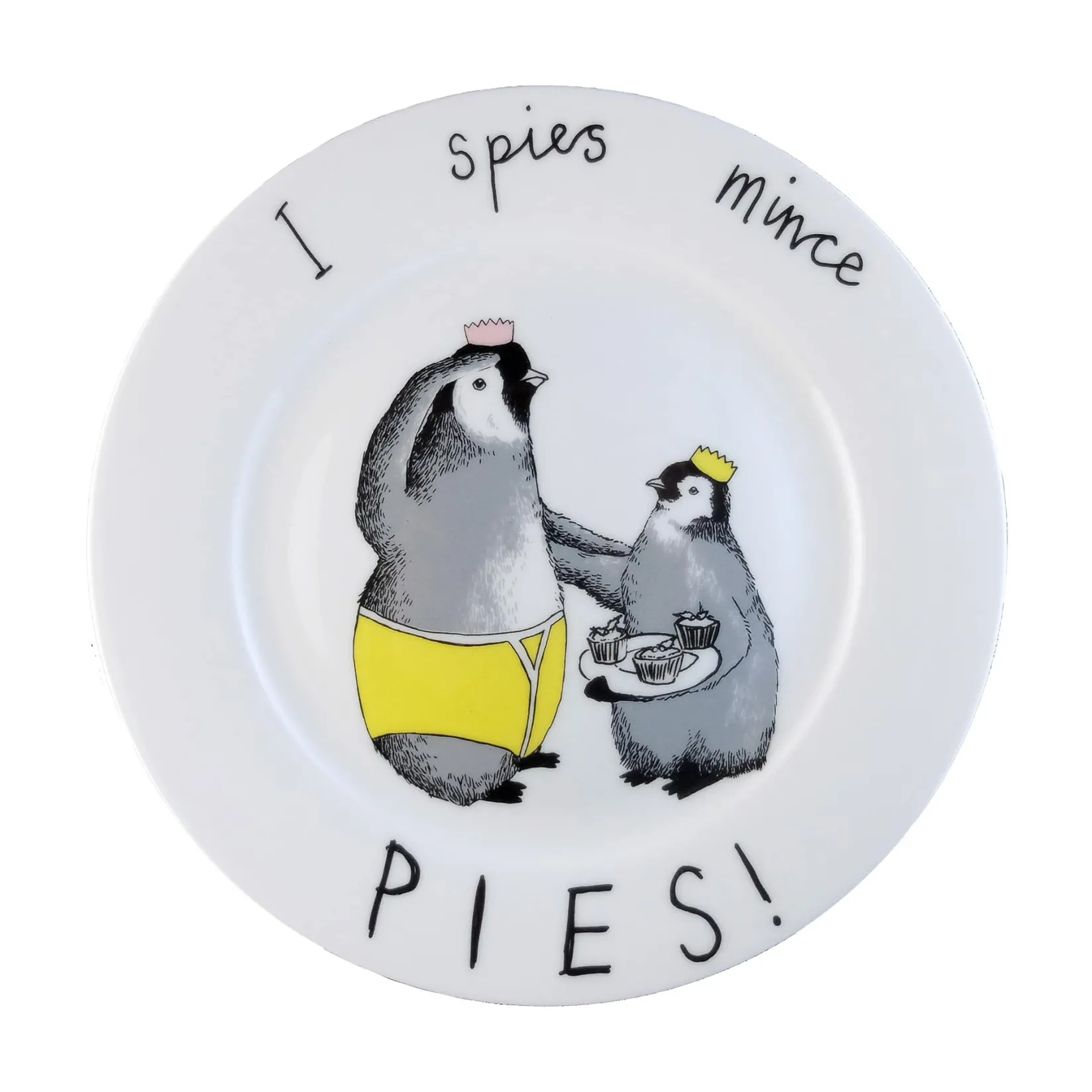 Jimbob Art Tableware Brands^I Spies Mince Pies! Side Plate, 20cm