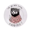 Jimbob Art Tableware Brands|Made In The Uk^Tell Me We're Having Pudding Side Plate, 20cm