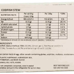 Jose Gourmet Tinned Fish & Seafood|Ingredients Brands^Codfish in Ragout Sauce, 120g