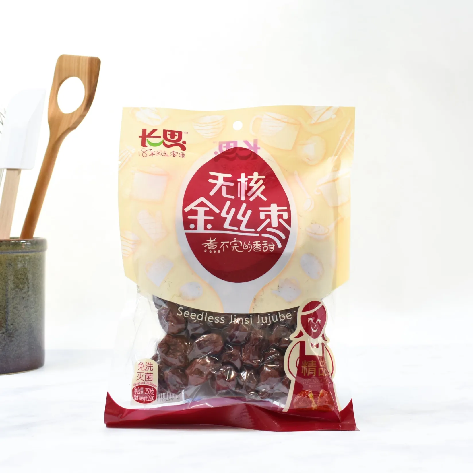 Interlink Korean Ingredients|Chinese Ingredients^Jujube - Chinese Red Date, 250g