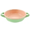 Kapka Enamel Baking Supplies & Equipment^Kapka x Sous Chef Colourblock Enamel Frying Pan, 16cm, Green & Pink