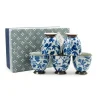 Kiji Stoneware & Ceramics Tableware Brands|Japanese Ingredients^Kashiwa Blue Japanese Teacup Set