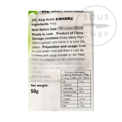 JHL Ingredients Brands|Korean Ingredients^Kelp Knots, 50g
