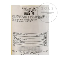 Kikkoman Ingredients Brands|Japanese Ingredients^Usukuchi Shoyu - Light Soy Sauce, 500ml