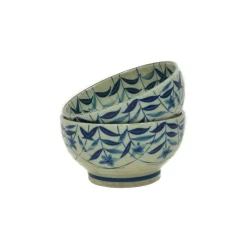 Kiji Stoneware & Ceramics Japanese Ingredients|Japanese Tableware^Kikyo Flower Ramen Bowl, 17cm dia x 9cm