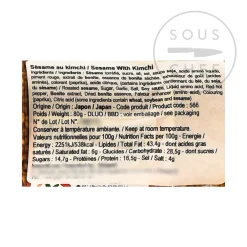 Toho Korean Ingredients|Japanese Ingredients^Kimchi Roasted Sesame Seeds, 80g