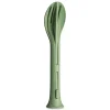 Koziol Picnicware|Cutlery^Klikk Pocket Stacking Cutlery Set, Green